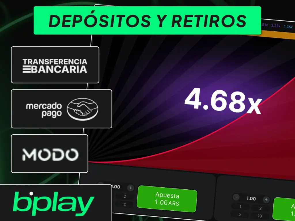 La plataforma bplay ofrece pagos instantáneos para el juego Aviator.
