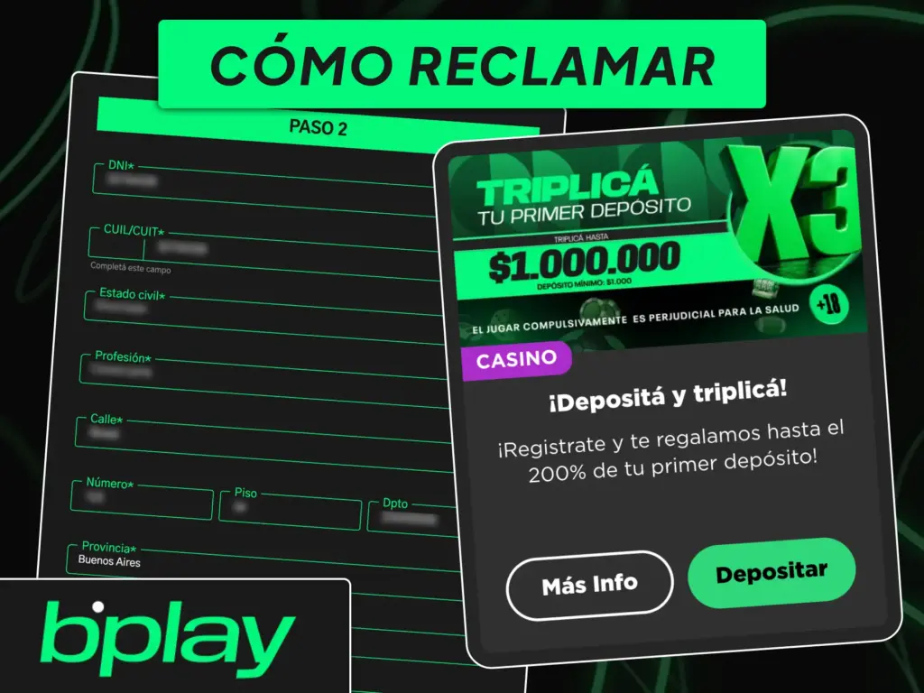 Aprende cómo activar los bonos en el sitio web del casino bplay.