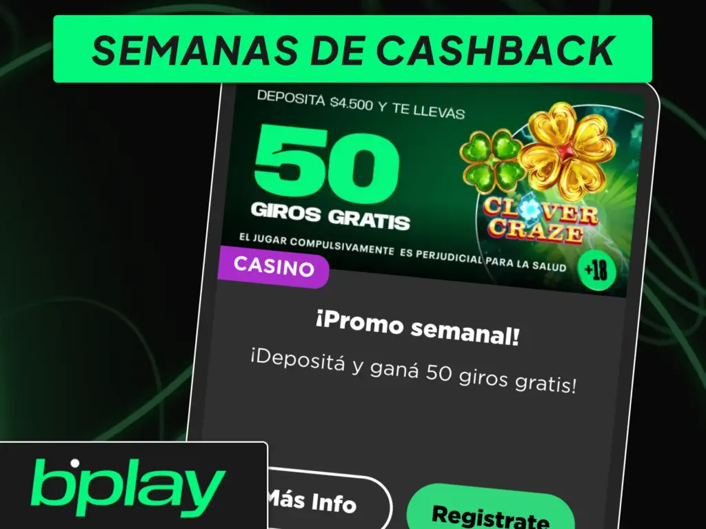 Activa los bonos y recibe reembolsos en efectivo de la plataforma de casino bplay.